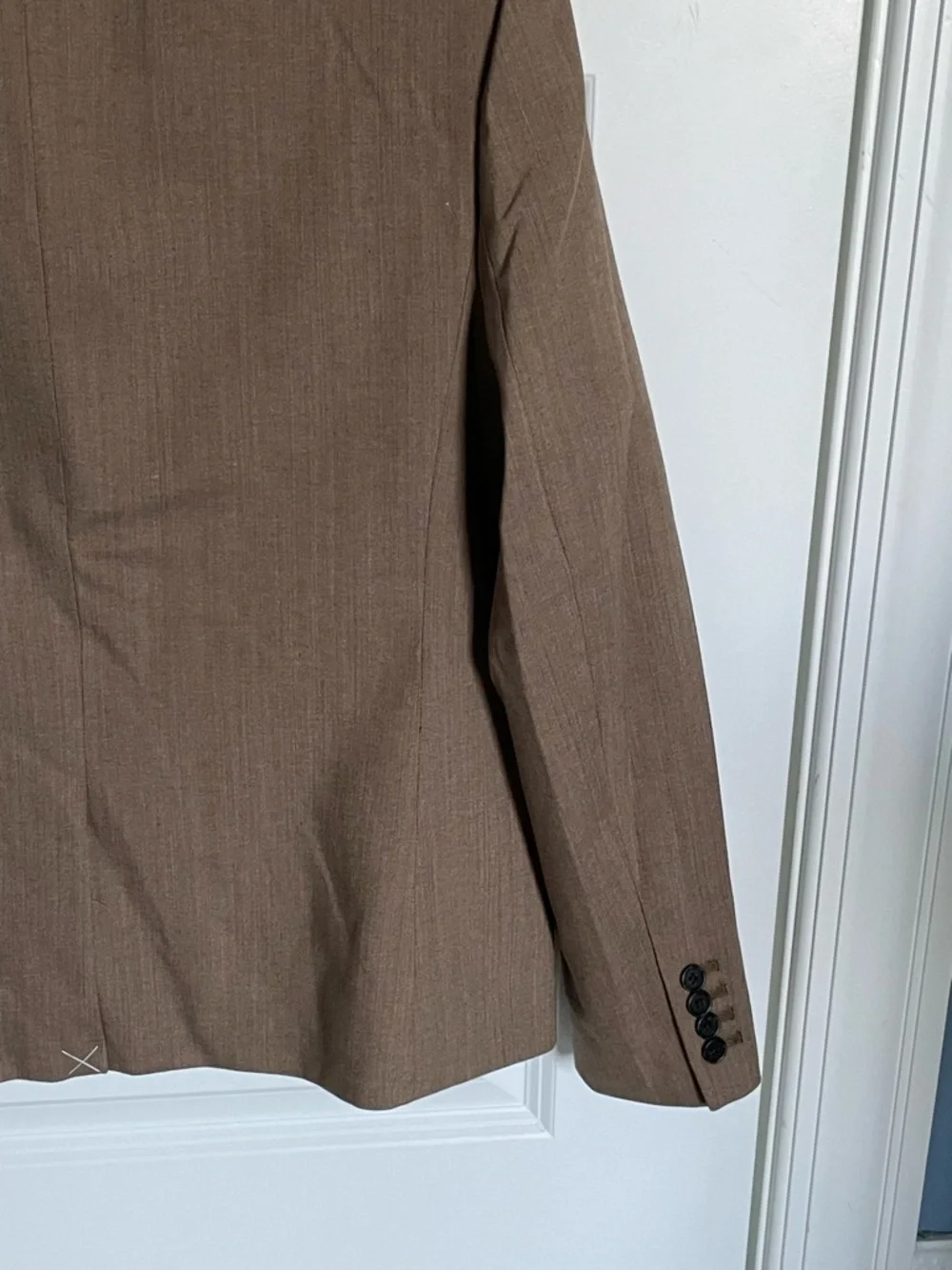 New! J. Crew École Italian studio wool blend Blazer 10 brown tan 54385